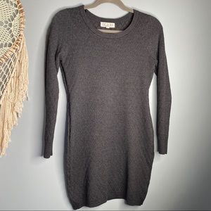 Pink Rose Textured Sweater Dress Size M